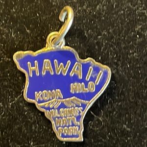 Vintage Sterling Silver and Enamel Hawai’i Charm